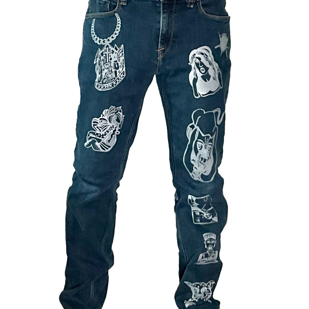 Volcom jeans straight leg blue jean and refined simplicity on denim. - Picture 3 of 6